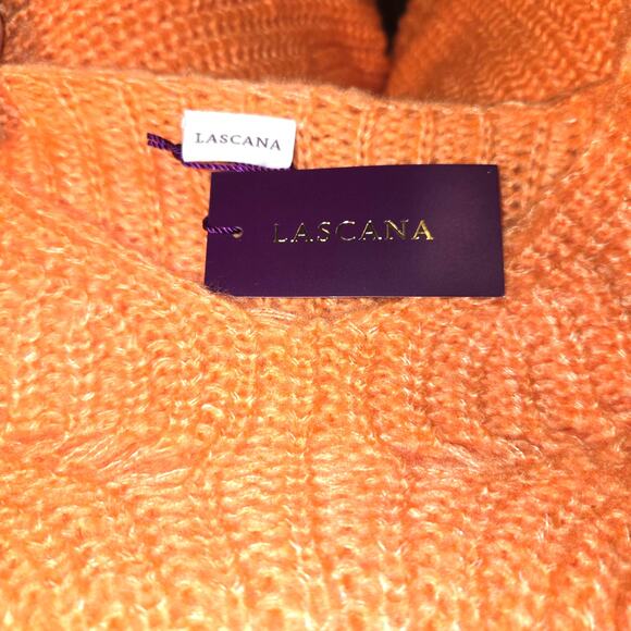 NWT Lascana Small Orange Women's Sweater Misses Size 4 6 S New With Tags - Picture 3 of 7